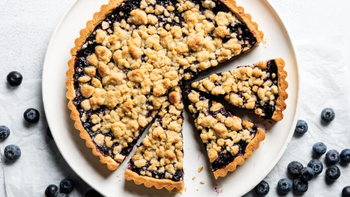 Baking School In-Depth: Blueberry Crumble Tart