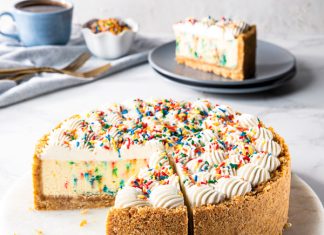 Sprinkle Cheesecake sprinkle cheesecake