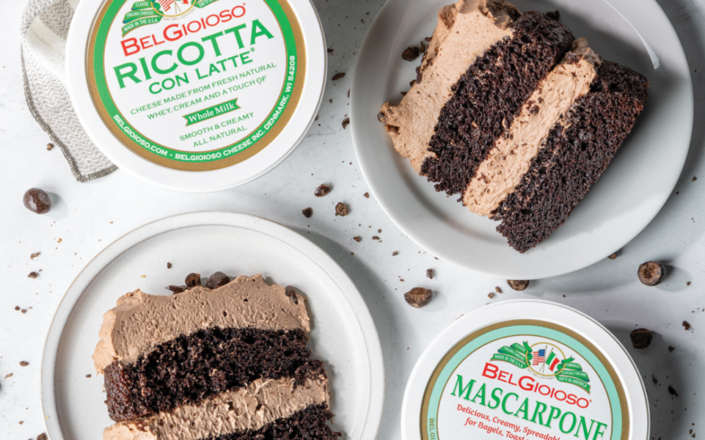 Mocha Ricotta Cake with Mocha Mascarpone Frosting