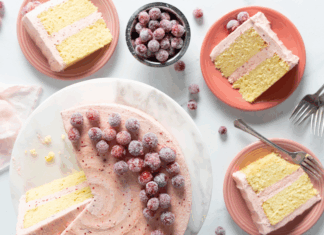 Winter Citrus-Cranberry Cake