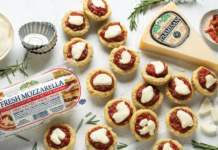 Savory Cheese Tartlets with Spicy Tomato Jam