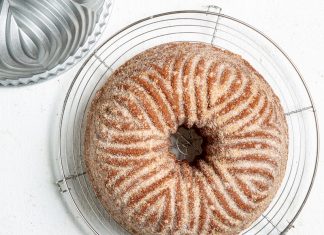 Churro Bundt Cake Churro Bundt Cake on wire rack