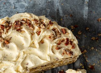 Browned Butter-Pecan Cake browned butter-pecan cake
