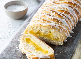 Lemon Curd Braid lemon curd braid