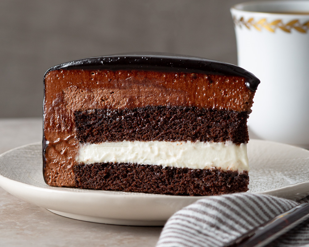 Triple Chocolate Mousse Cake With Oreo Crust - No-Bake Recipe