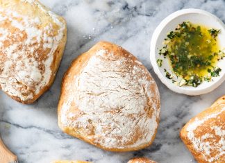 Onion-Herb Ciabatta Rolls onion herb ciabatta