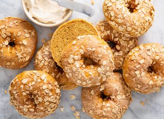 Baking School In-Depth: Pumpkin Spice Bagels Pumpkin Spice Bagels