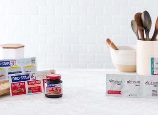 Bake It Merry & Bright with Red Star® Yeast Bake It Merry & Bright Red Star Yeast products on countertop