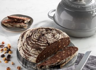 Chocolate, Cherry, and Hazelnut Bread Chocolate, Cherry, and Hazelnut Bread