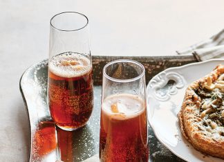 French Royale French Royale cocktail on tray