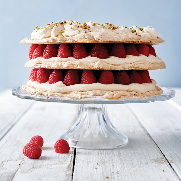 Raspberry Dacquoise
