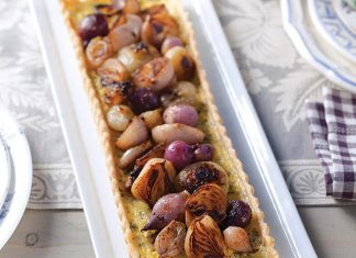 Spring Herb Quiche with Roasted Shallots and Cipollini Onions Spring Herb Quiche