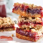 Strawberry Jam Crumble Bars