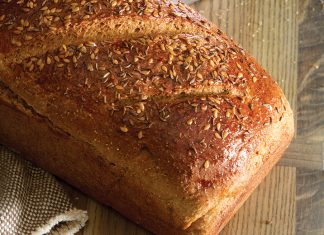 Rye Sandwich Bread Rye Sandwich loaf bread on wooden cutting board