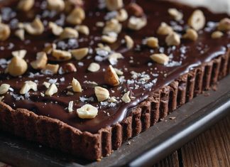 Hazelnut Chocolate Tart Chocolate-Hazelnut Tart