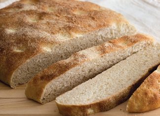 Sourdough Ciabatta Sourdough Ciabatta sliced