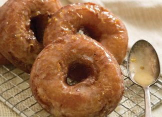 Browned Butter Doughnuts with Orange-Browned Butter Glaze Browned Butter Doughnuts with Orange-Browned Butter Glaze
