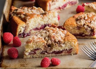 Raspberry-Buttermilk Coffee Cake