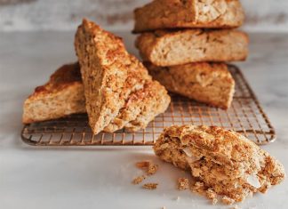 Coconut and Earl Grey Scones