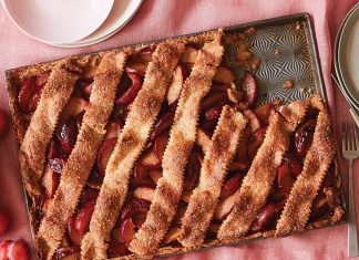 Almond-Browned Butter Plum Pie