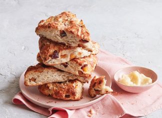 Italian Plum-and-Parmesan Scones