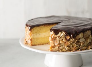 Amaretto Boston Cream Pie Amaretto Boston Cream Pie