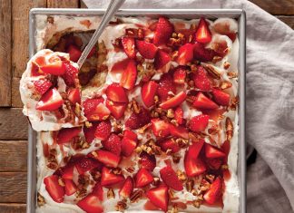 Strawberries and Cream Icebox Cake Best Ice Cold Desserts