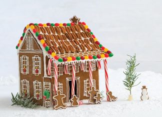 Gingerbread House Blueprint Gingerbread House