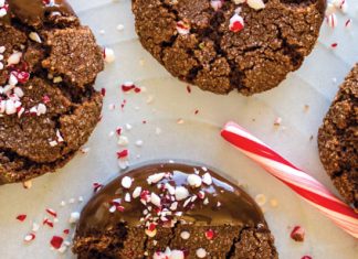 Double Chocolate Peppermint Sugar Cookies Double Chocolate Peppermint Sugar Cookies