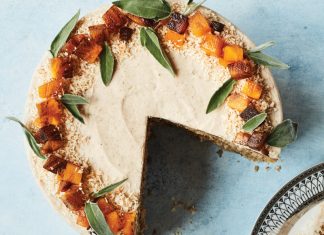 Spiced Persimmon Coconut Cake Spiced Persimmon Coconut Cake