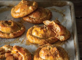 Cheddar-Caramel Apple Pasties Cheddar-Caramel Apple Pasties