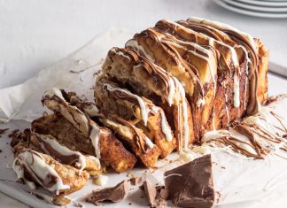 Chocolate Almond Pull-Apart Bread Chocolate Almond Pull Apart Bread