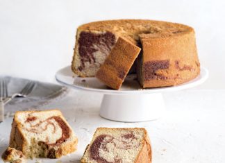 Introducing Our New Retro Redo Column (See Which Recipe We Revamped First!) Retro Redo Marble Chiffon Cake