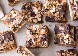 Paleo Magic Cookie Bars