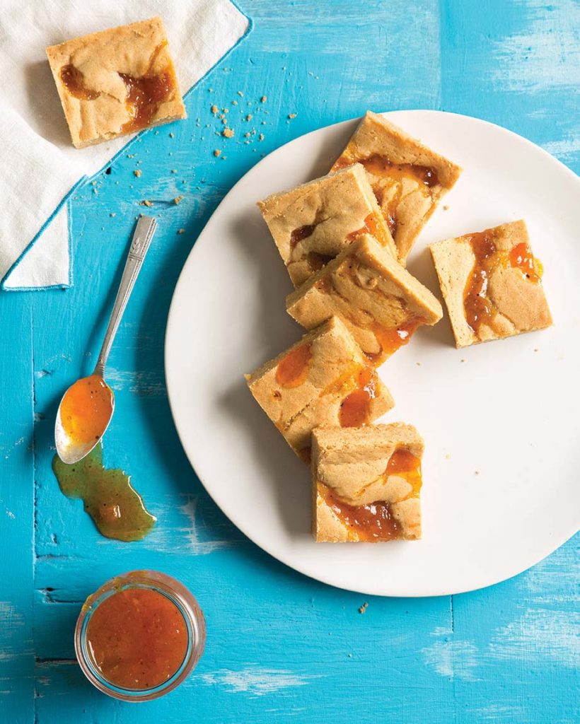 Browned Butter Apricot Blondies