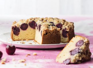 Cherry Crumb Cake Cherry Crumb Cake