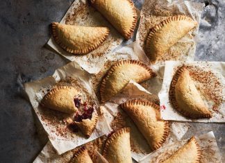 Balsamic Fig & Raspberry Hand Pies