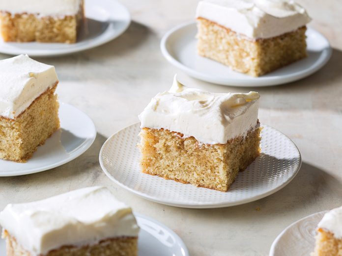 Apple Cake with Salted Caramel Frosting