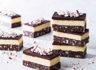 Peppermint Nanaimo Bars