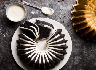 Nordic Ware Black Cocoa Bundt Cake