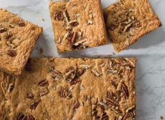 Bourbon Pecan Blondies Bourbon Pecan Blondies