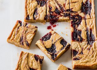 PB&J Blondies