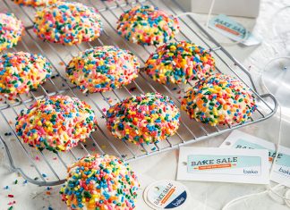 Rainbow Sprinkle Sugar Cookies