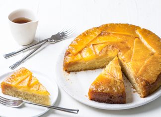 Vanilla Pineapple Upside-Down Cake Vanilla Pineapple Upside-Down Cake