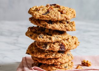 Oatmeal Cherry Walnut Cookies oatmeal cherry walnut cookies