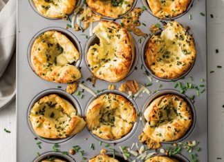 Cheese and Chive Yorkshire Pudding Cheese and Chive Yorkshire Pudding