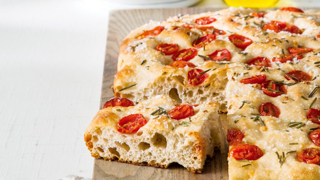 Tomato Sourdough Focaccia