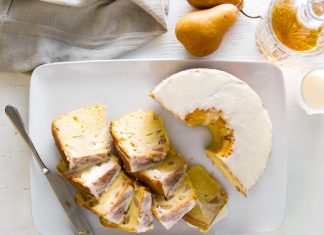 Pear Brandy Pound Cake