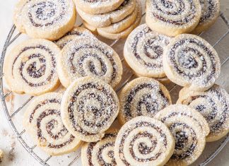 Fig Pinwheel Cookies Fig Pinwheel cookies on wire rack