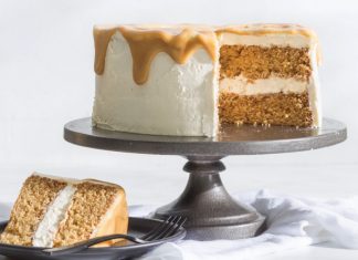 Golden Peanut Butter Cake